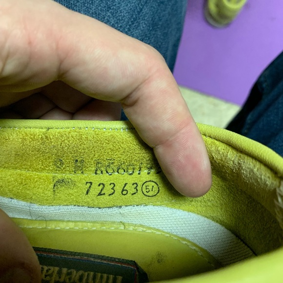 Timberland Men’s 2 Eye Key Lime Green Boat Shoes - Picture 7 of 7